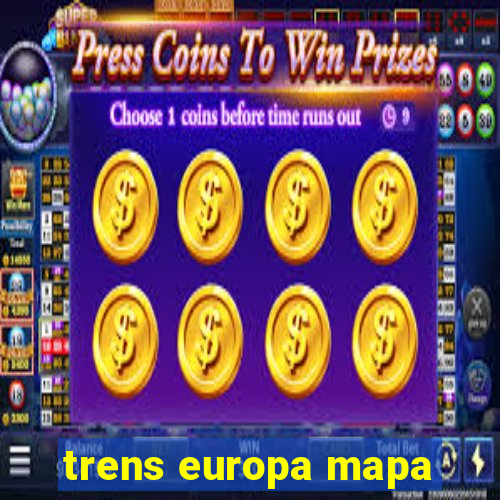 trens europa mapa